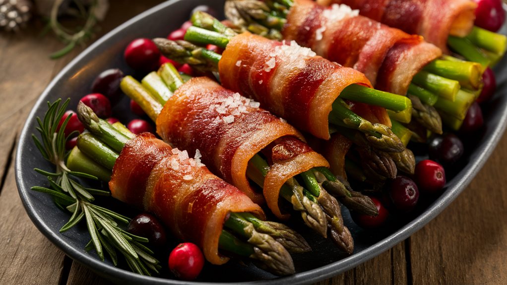 delicious bacon wrapped asparagus