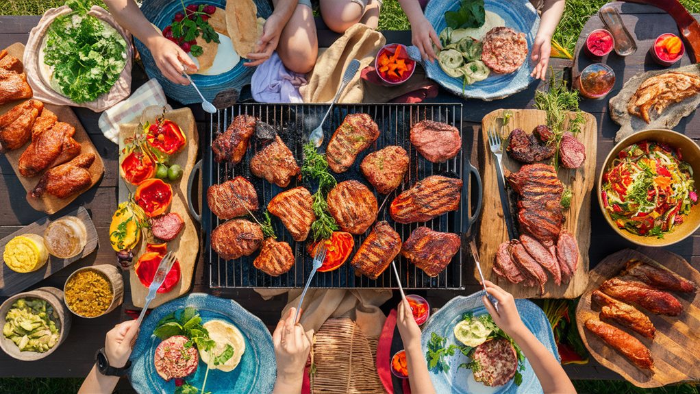 delicious barbecued meat dishes