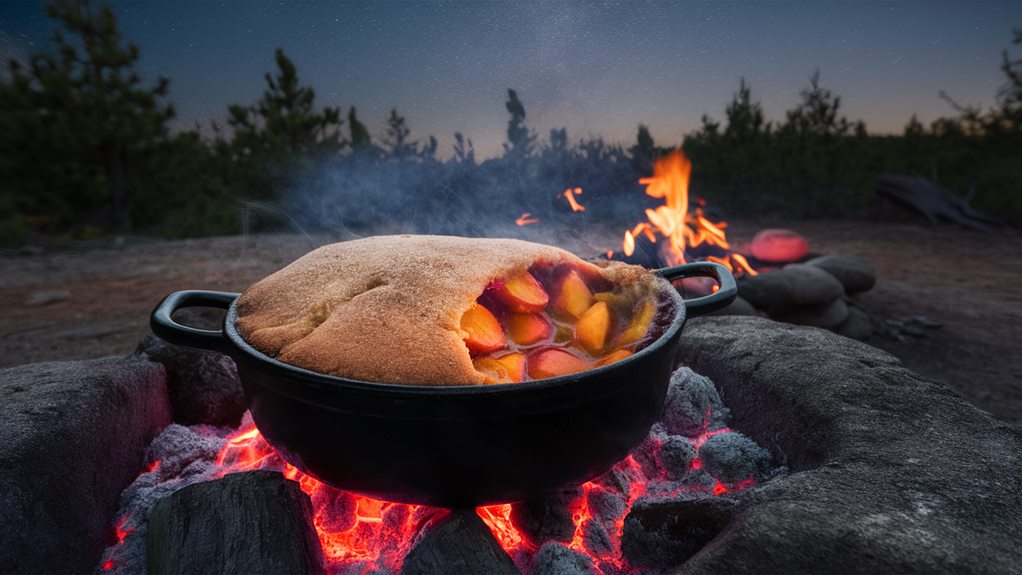 delicious desserts baked inside dutch ovens