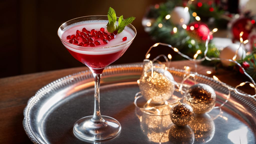 delicious pomegranate martini recipe