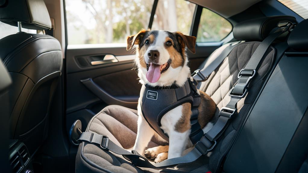 dog seat belt harness considerations