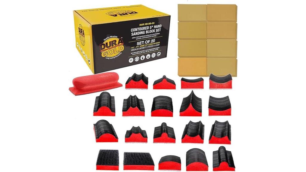 dura gold sanding block set