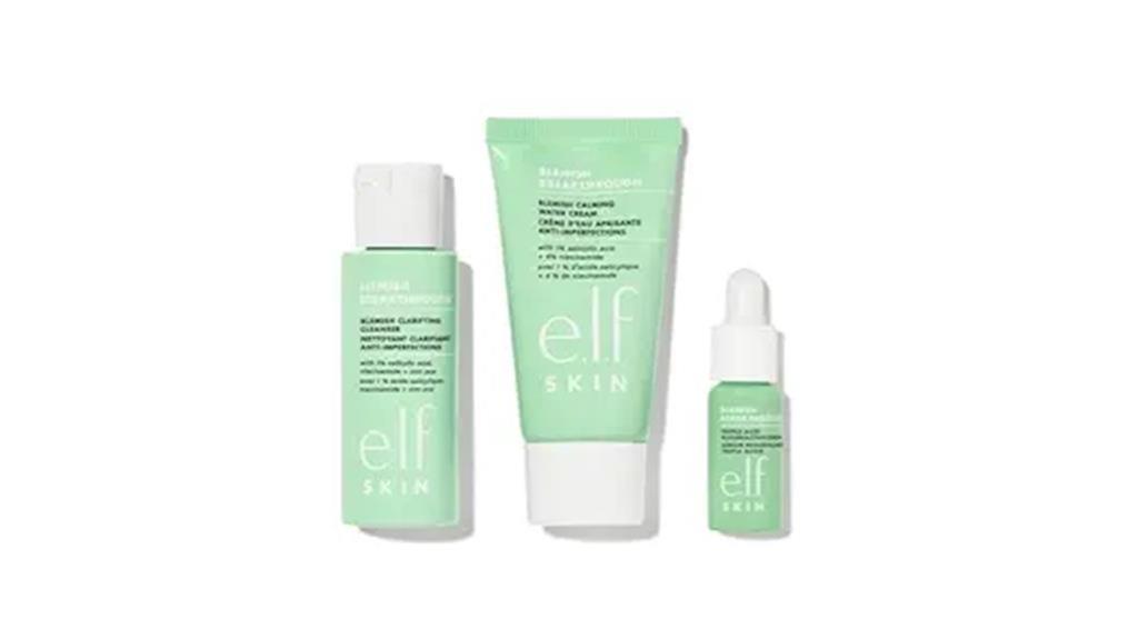 e l f acne skincare kit