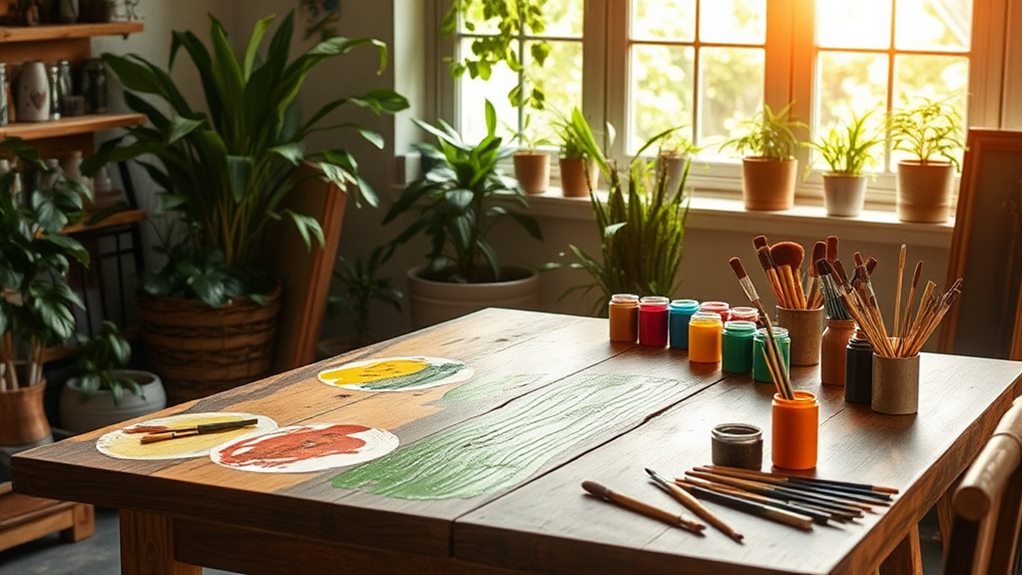 eco friendly art supplies used