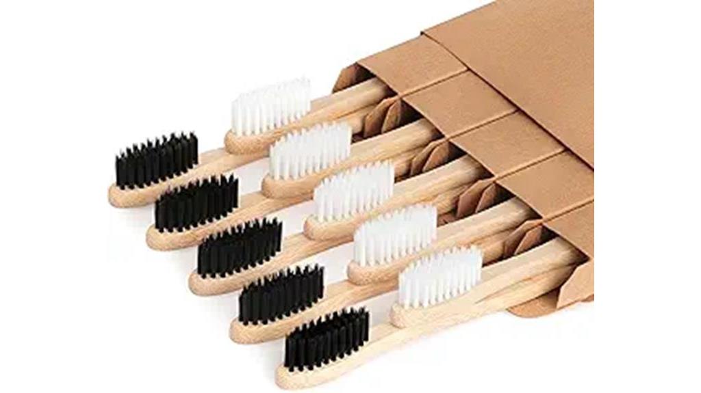 eco friendly bamboo toothbrush set