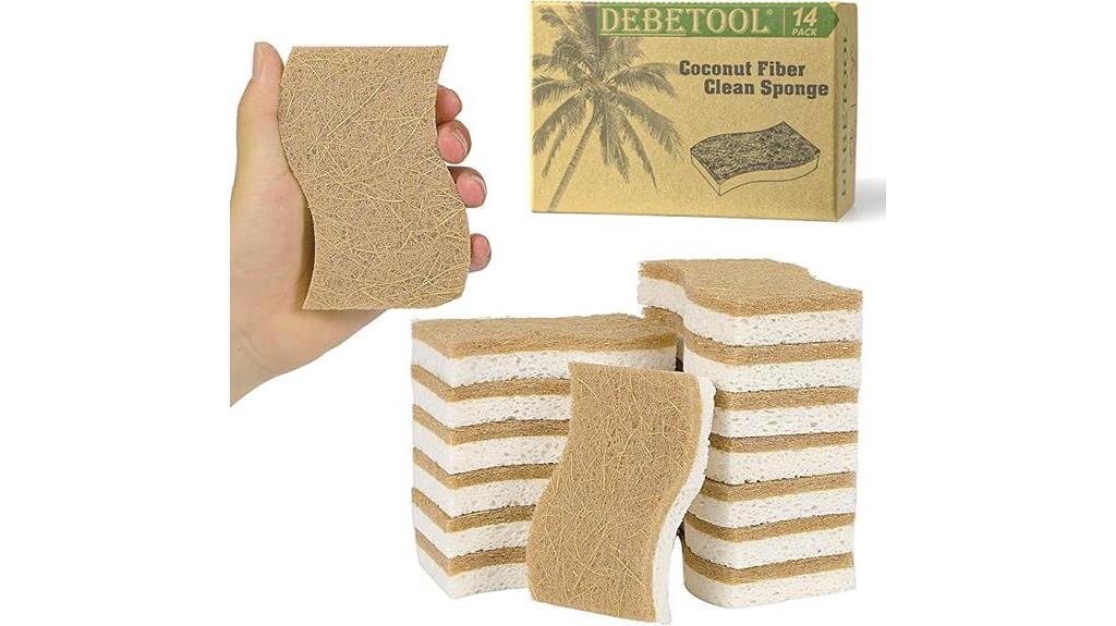 eco friendly biodegradable sponge pack