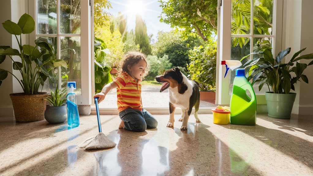 eco friendly cleaning for families