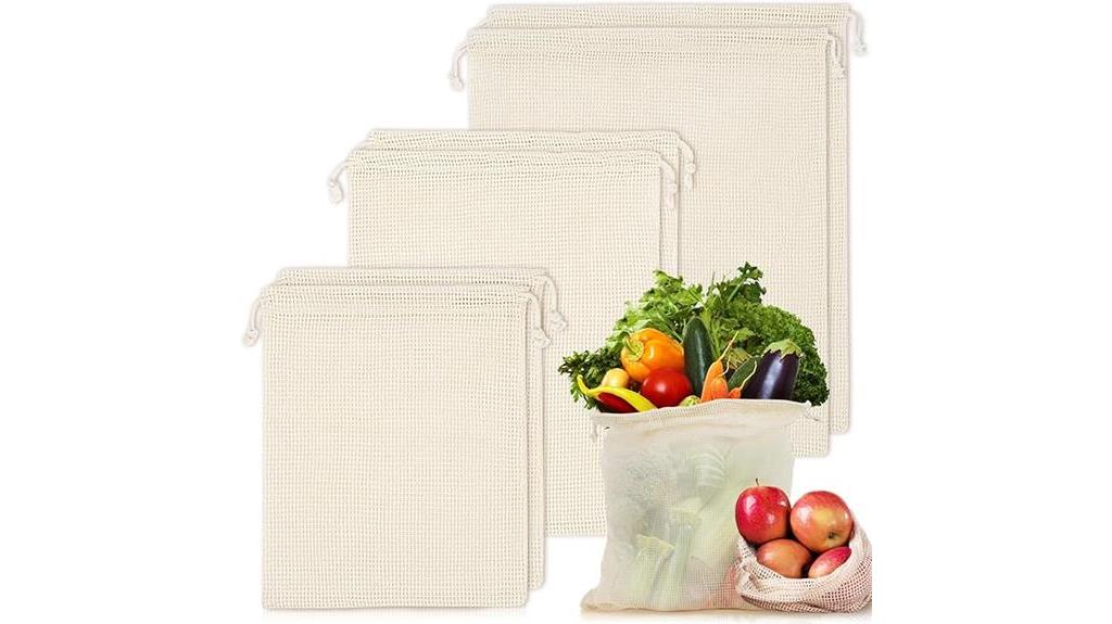 eco friendly cotton produce bags