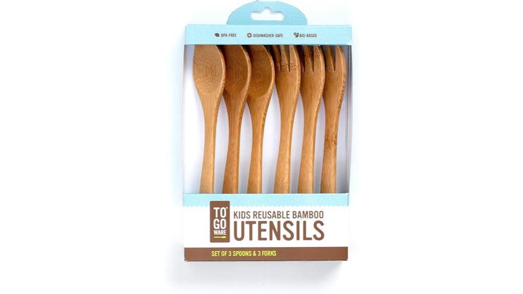 eco friendly kids utensils pack