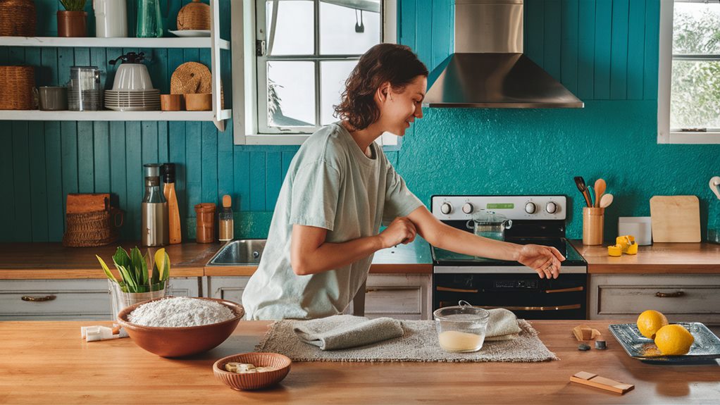 eco friendly kitchen scrubbing solution