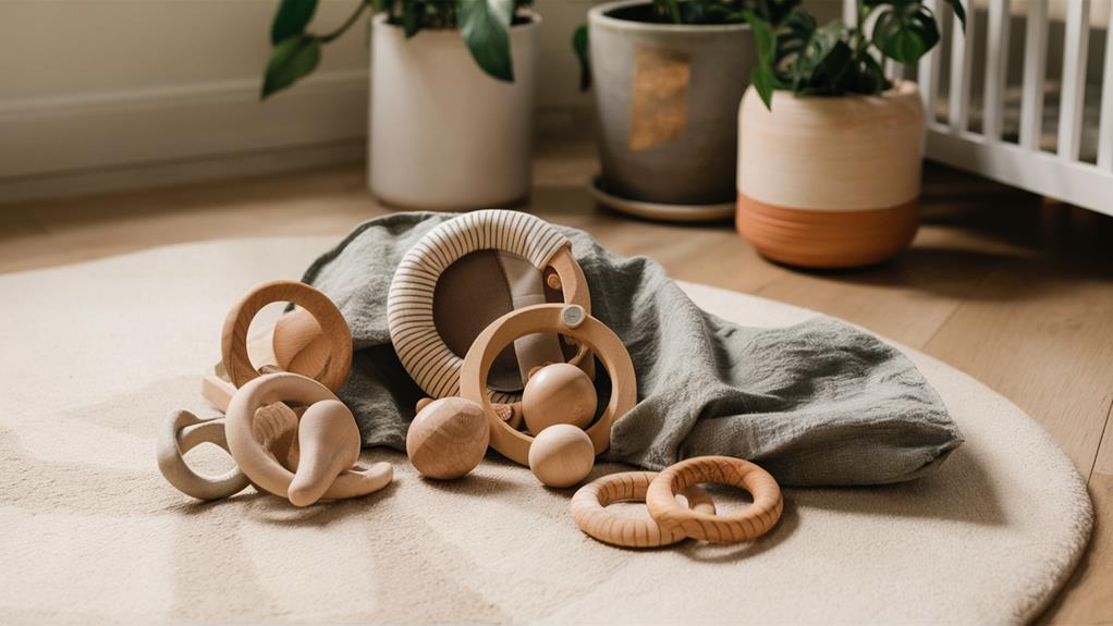 eco friendly teething toy selection