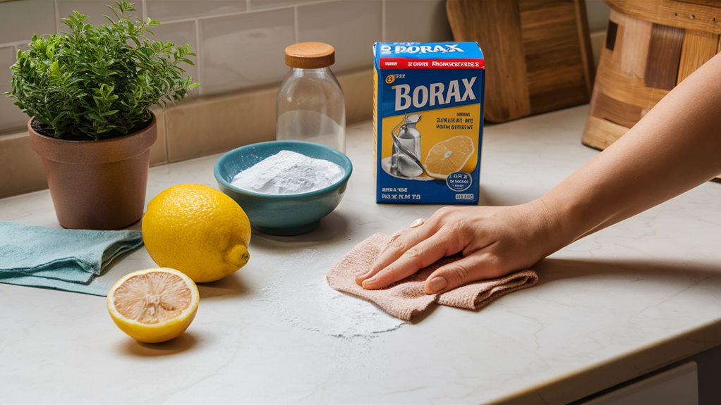 effective cleaning with borax