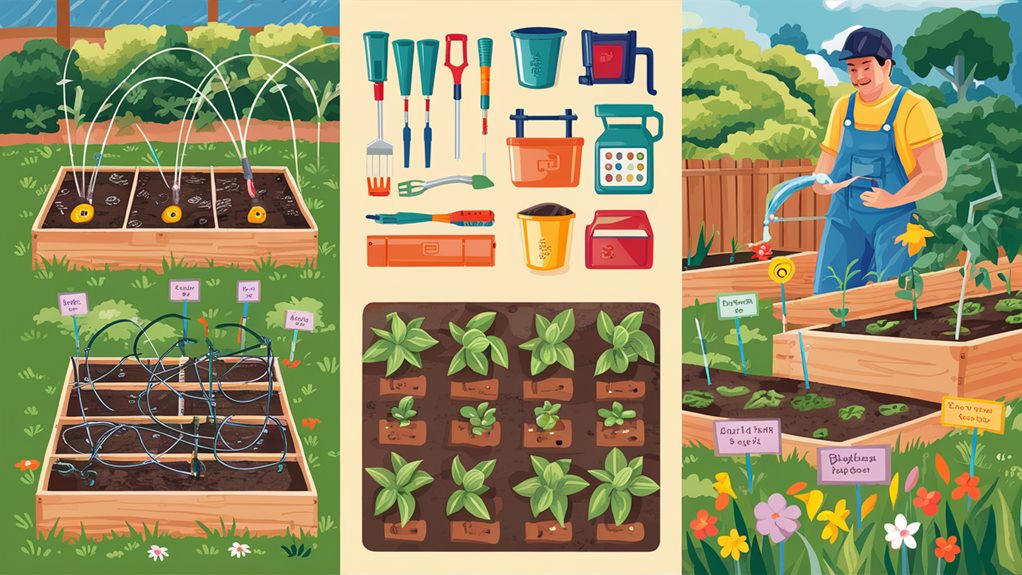 efficient gardening for busy