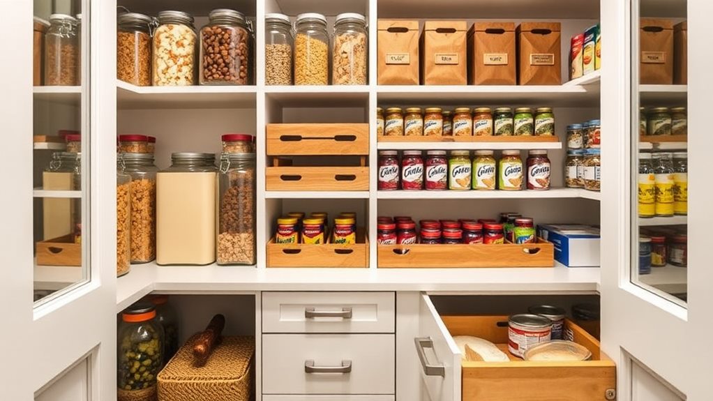 efficient pantry ingredient access