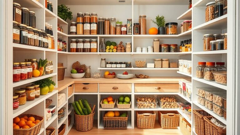 efficient seasonal pantry organization