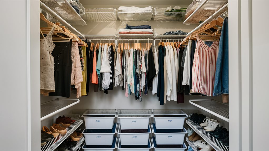 efficient storage for clothes