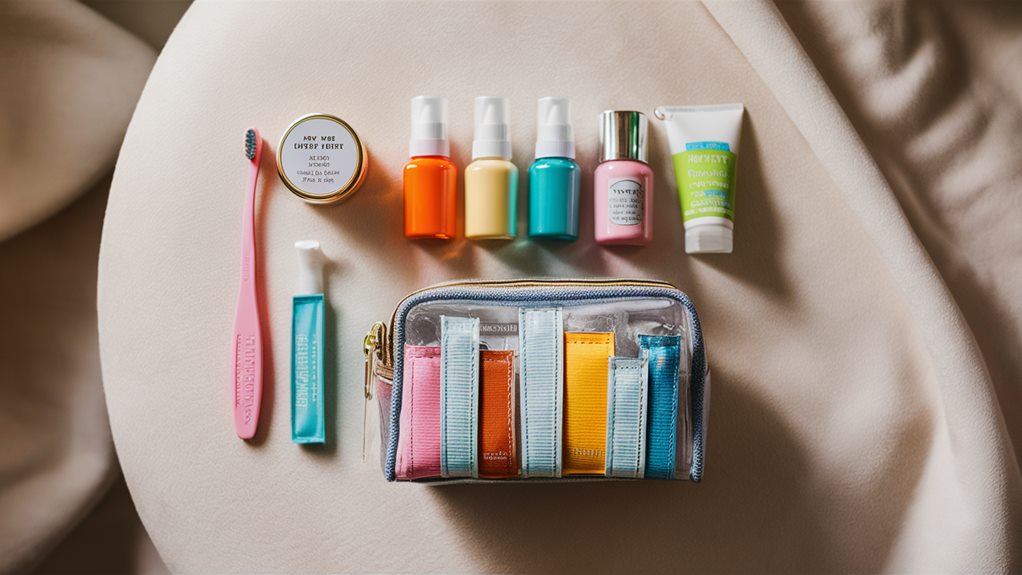 efficient toiletry packing tips