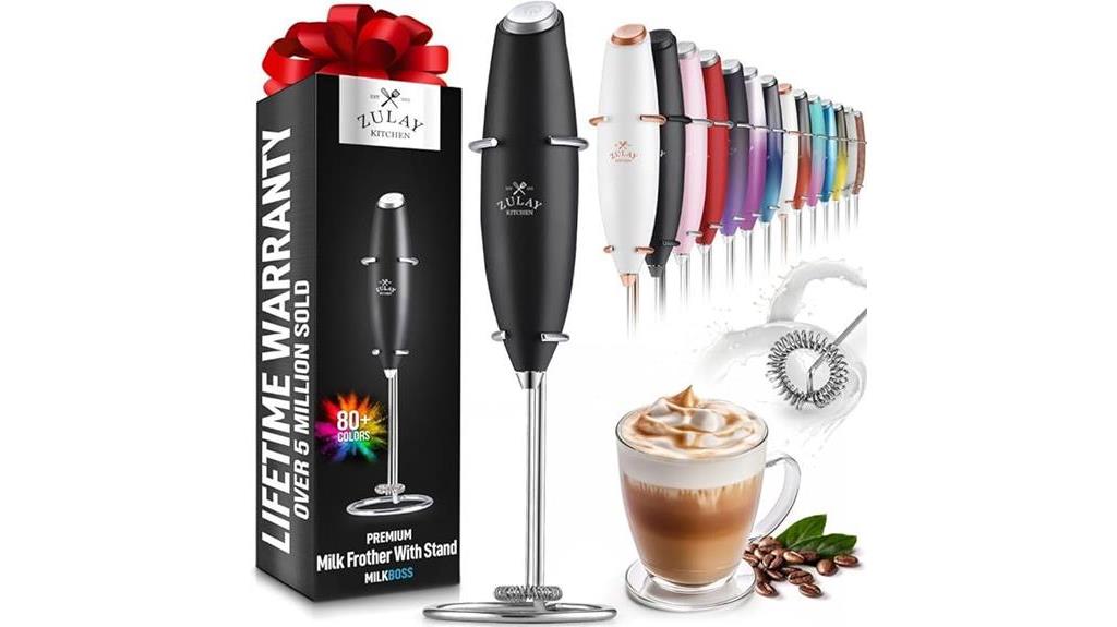 electric milk frother wand