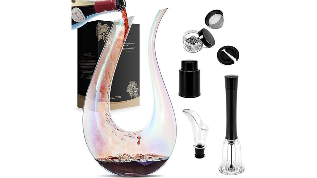 elegant wine decanter accessories