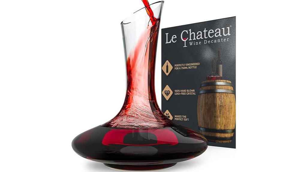 elegant wine decanter aerator