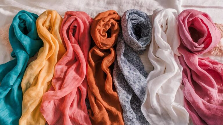 elevate your style linen scarves