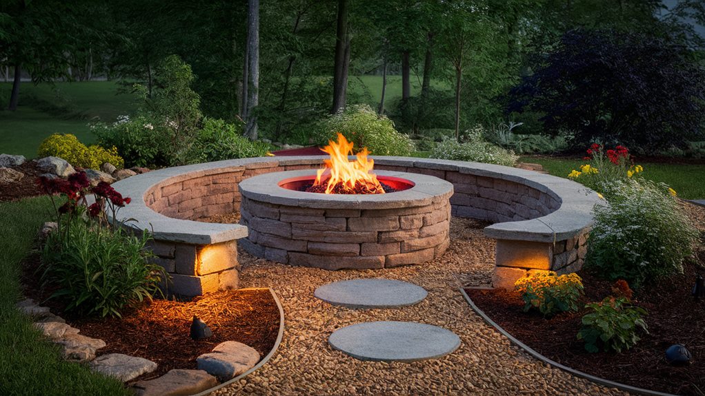 enhancing outdoor fire features