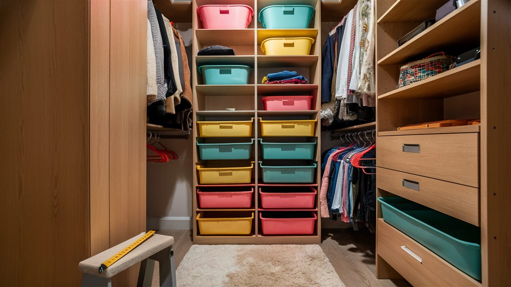 evaluate wardrobe storage options