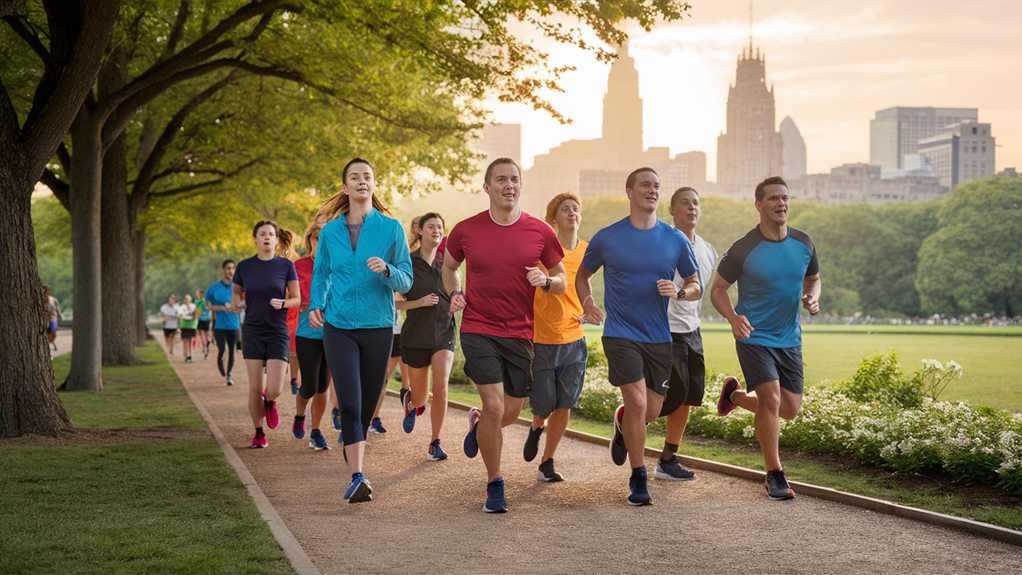 exercise in natural surroundings