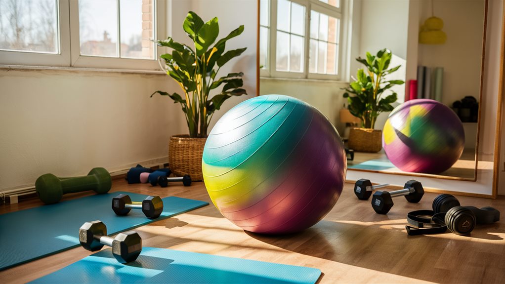 exercise on a ball