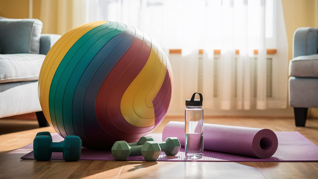 exercise with stability ball