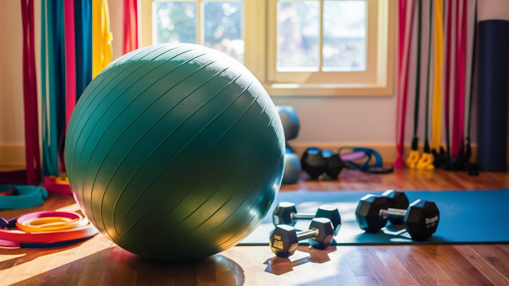 exercise with stability ball