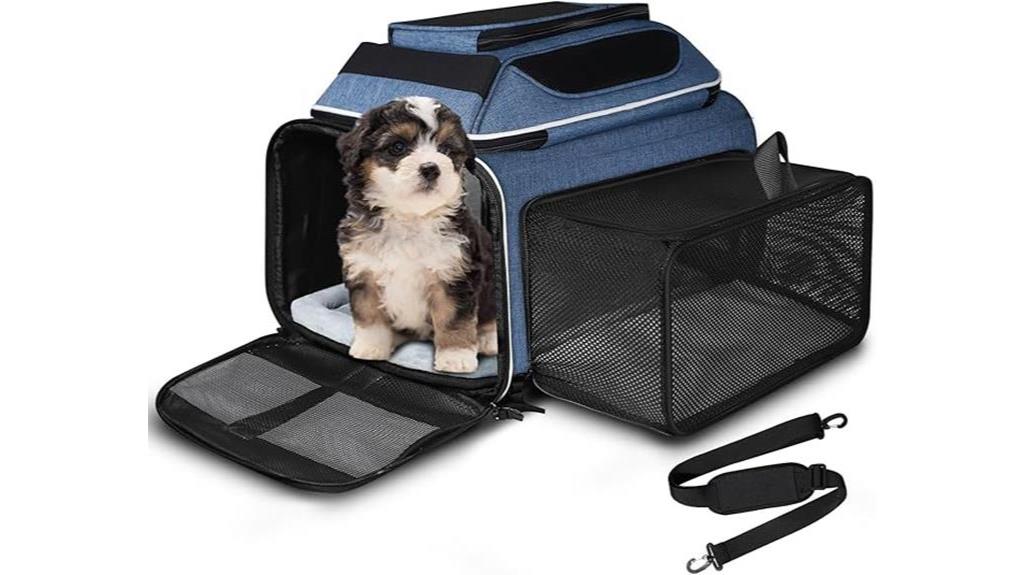 expandable carrier for pets