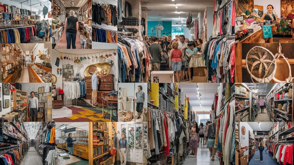 explore nearby thrift shops