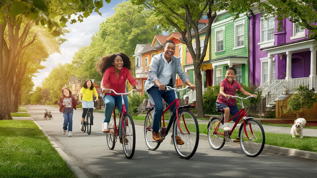 exploring local bike trails