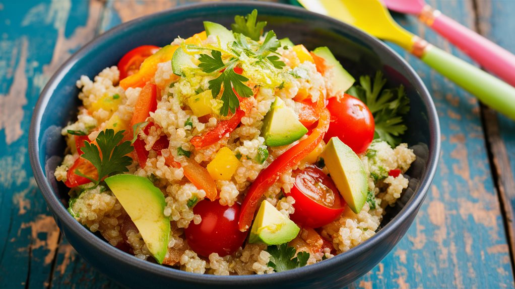 exploring quinoa salad recipe