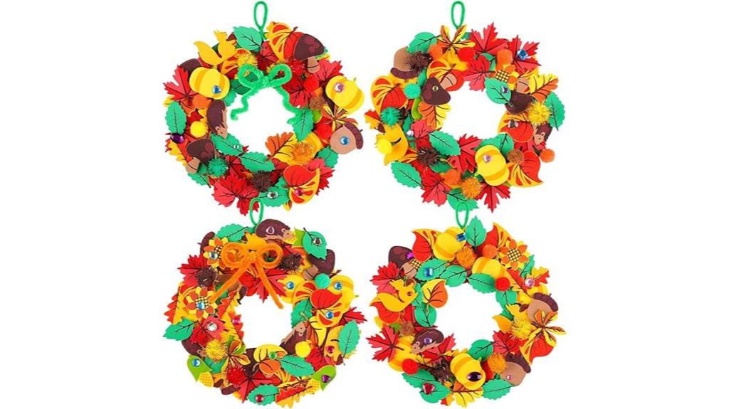 fall leaf wreath kits