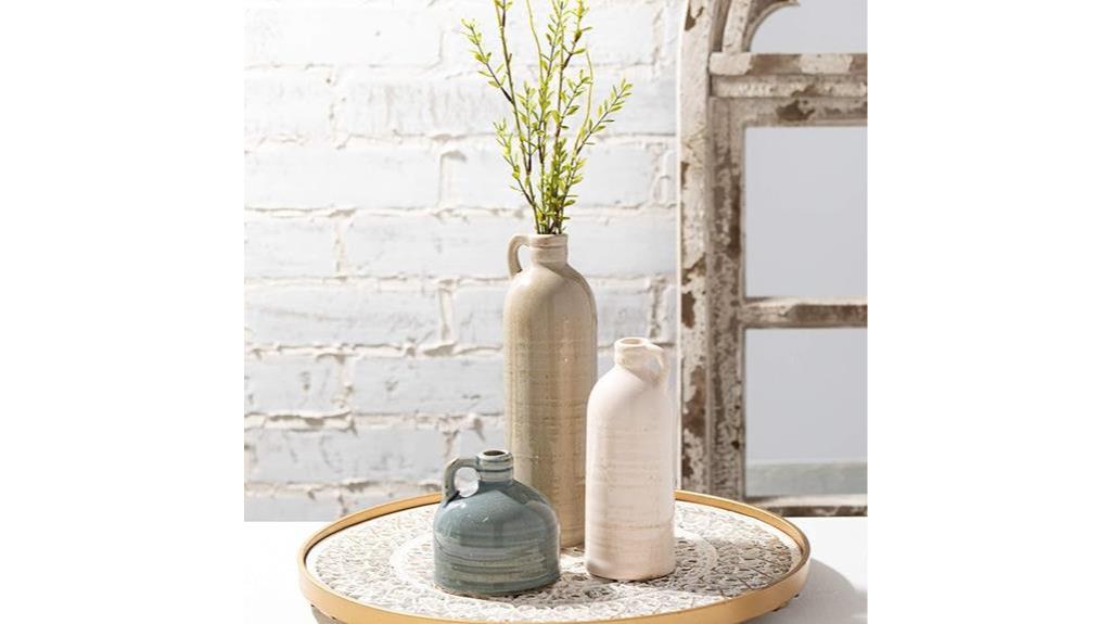 farmhouse ceramic jug vase