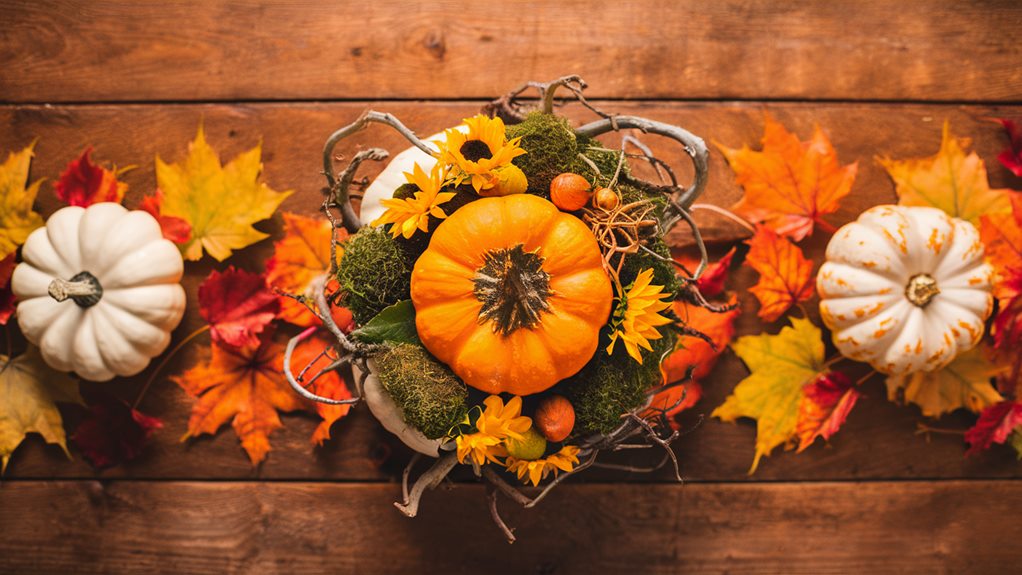 festive autumn table decor