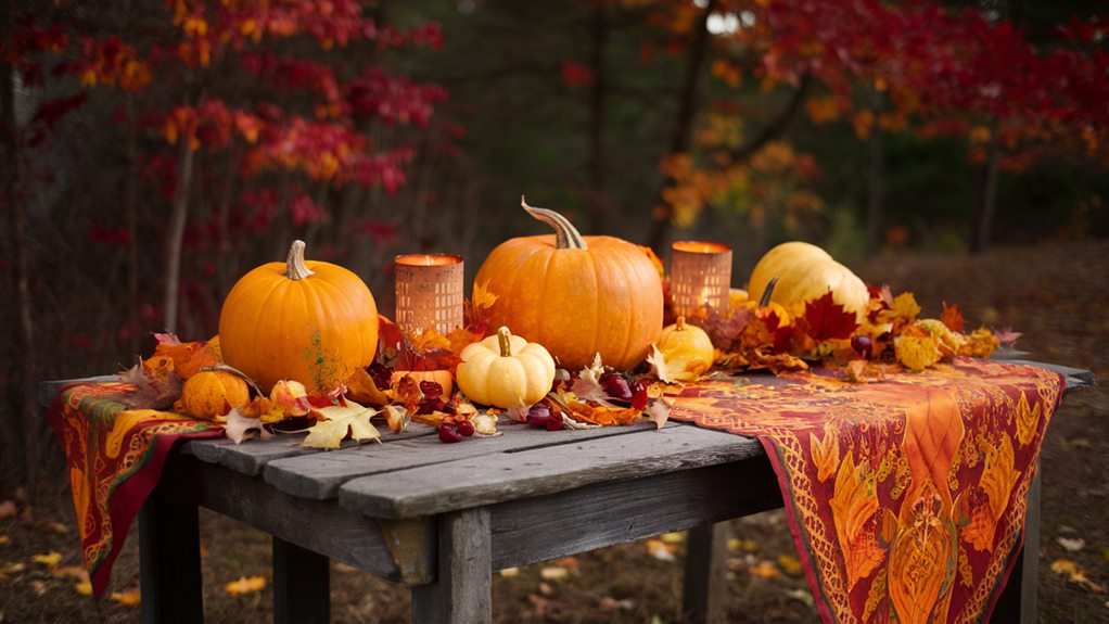 festive holiday dining decor