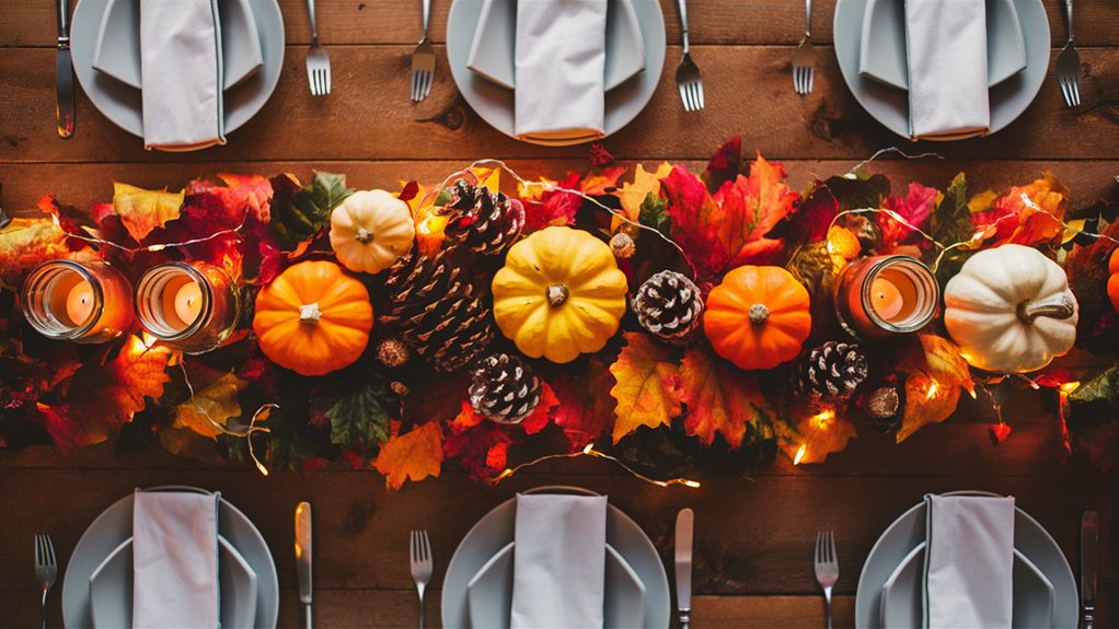 festive holiday table decor