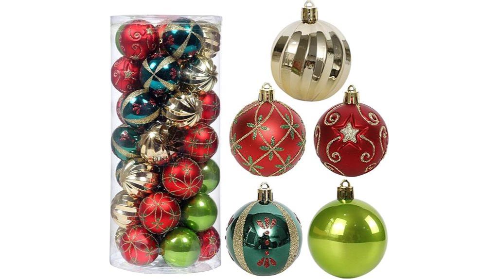 festive holiday tree decor