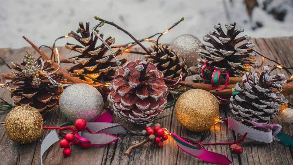 festive holiday tree decorations