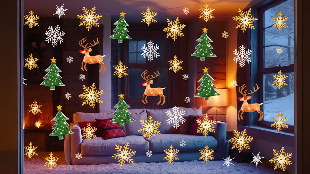 festive window clings review