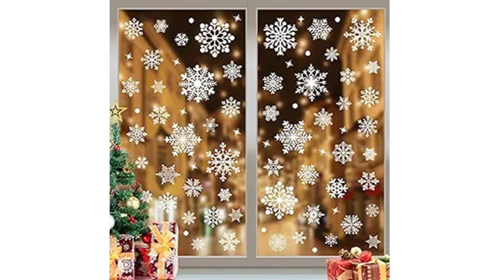 festive window decorations pack