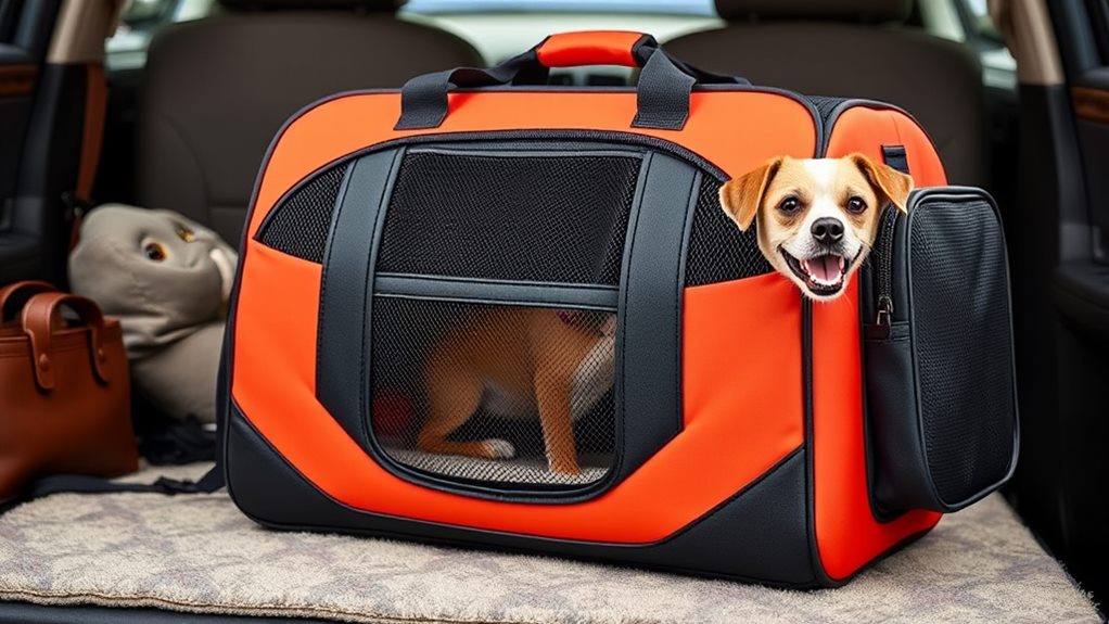 foldable pet carrier design