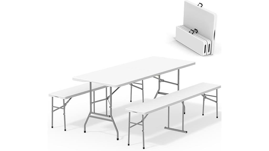 folding picnic table set