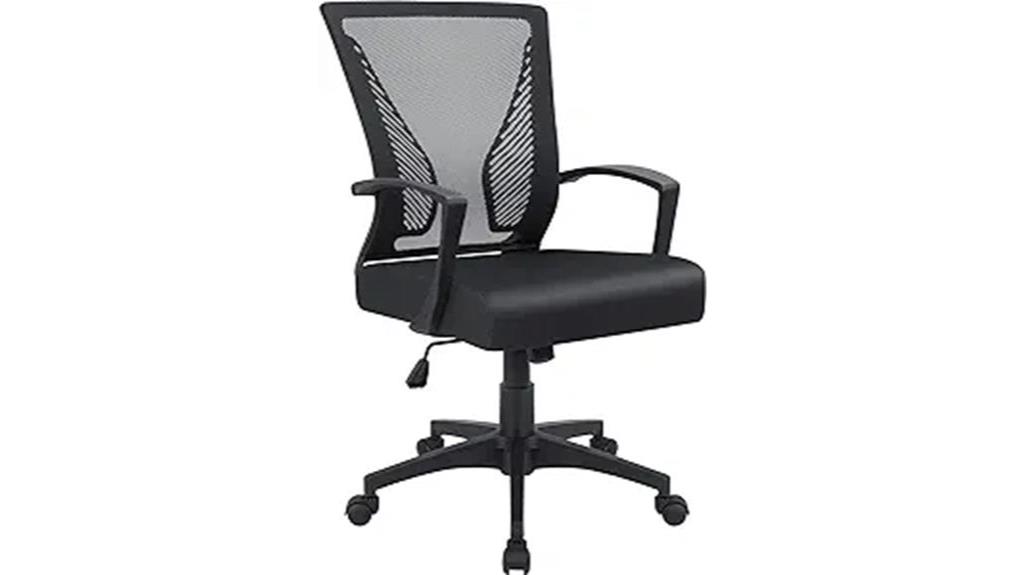 furmax black office chair