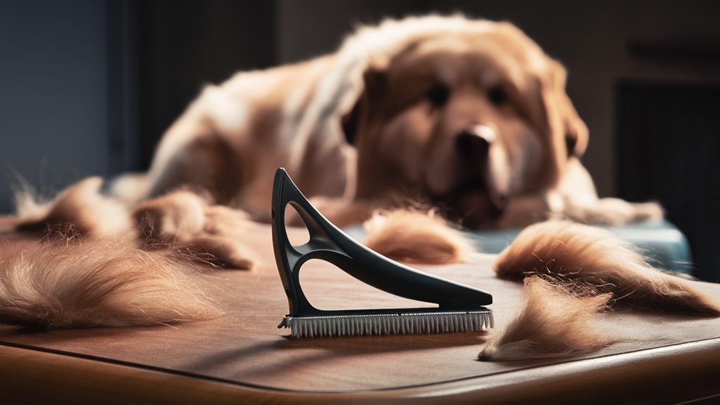 furry pets shedding fur