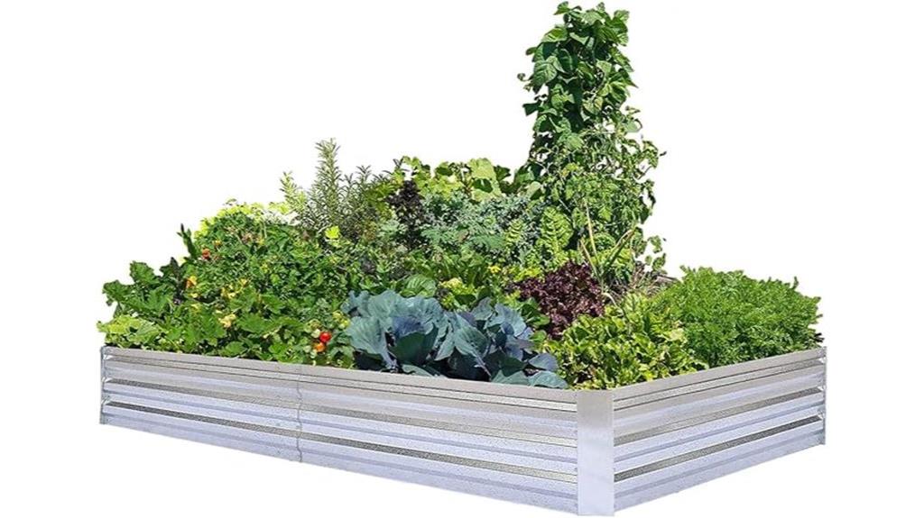 galvanized vegetable garden beds