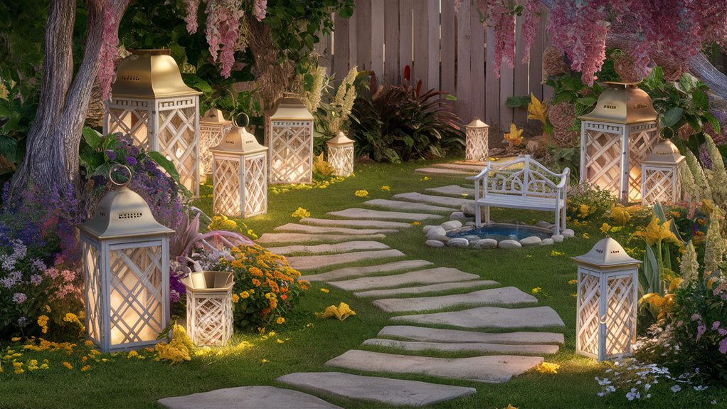 garden design with accents